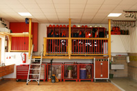 Lager, Spinde (Jugend) und Büro